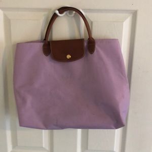 Longchamp Medium Nylon Short Handle Tote